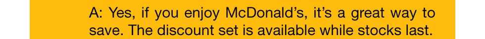 【Exclusive offer on McDonald's App📱: Get the best deals at McDonald's 😍 Starting from $25 for a meal 🤩🔥】